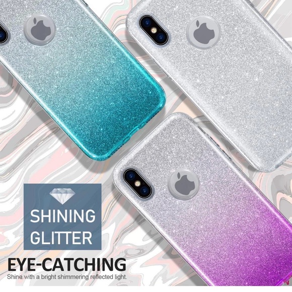 MATEPROX iPhone Xs case,iPhone X Glitter Bling Sparkle Cute Girls Women - Picture 7 of 11